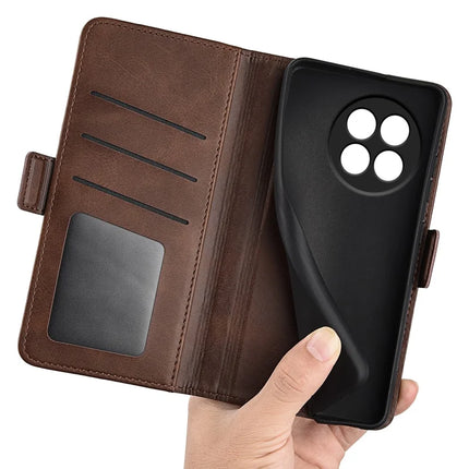 For OnePlus Ace 5 Pro 5G Stand Case Calf Texture Leather Wallet Phone Cover