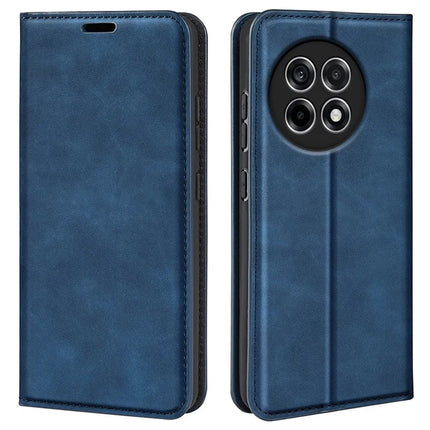For OnePlus Ace 5 Pro 5G Case Skin Touch Leather Wallet Phone Cover - Blue