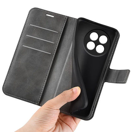 For OnePlus Ace 5 Pro 5G Stand Case Anti-Scratch Calf Texture Leather Phone Cover