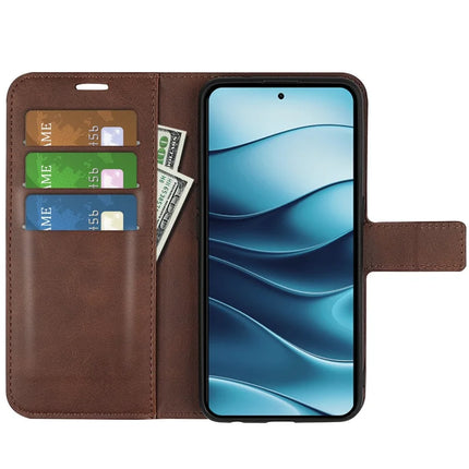 For OnePlus Ace 5 Pro 5G Stand Case Anti-Scratch Calf Texture Leather Phone Cover