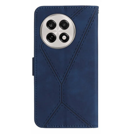For OnePlus 13 Case Skin Touch Lines Imprinted PU Leather Flip Phone Cover