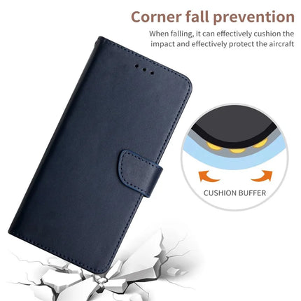 For OnePlus 13 Case Genuine Cow Leather Phone Cover Nappa Texture