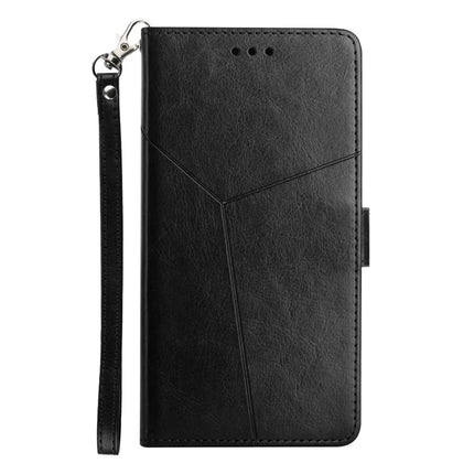 For OnePlus 13 Case Y Shaped Lines Imprint Leather Phone Cover