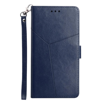 For OnePlus 13 Case Y Shaped Lines Imprint Leather Phone Cover