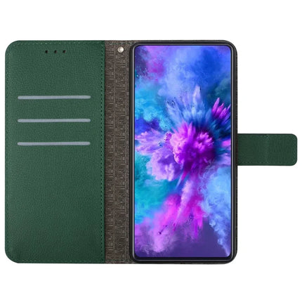 For OnePlus 13R 5G Wallet Phone Case Imprint PU Leather Flip Folio Cover