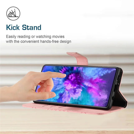 For OnePlus 13R 5G Wallet Phone Case Imprint PU Leather Flip Folio Cover