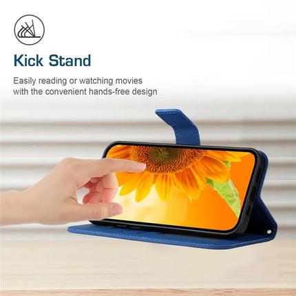 For Honor X9c Smart 5G Case Sunflower Imprint Leather Wallet Phone Cover with Wrist Strap