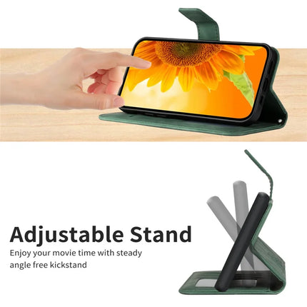 For Honor X9c Smart 5G Case Sunflower Imprint Leather Wallet Phone Cover with Wrist Strap