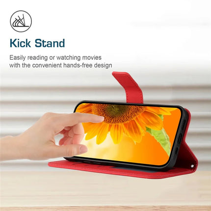 For Honor X9c Smart 5G Case Sunflower Imprint Leather Wallet Phone Cover with Wrist Strap