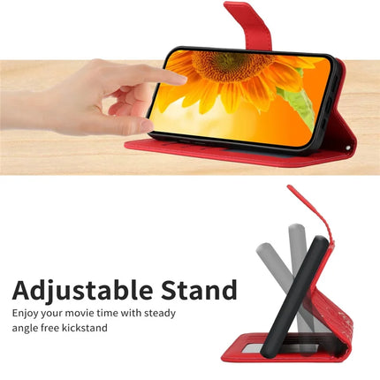 For Honor X9c Smart 5G Case Sunflower Imprint Leather Wallet Phone Cover with Wrist Strap