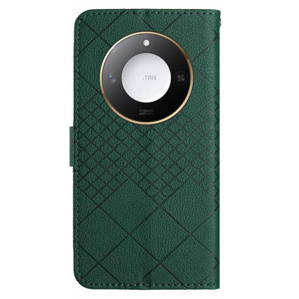 For Honor X9c Smart 5G Wallet Phone Case Imprint PU Leather Flip Folio Cover