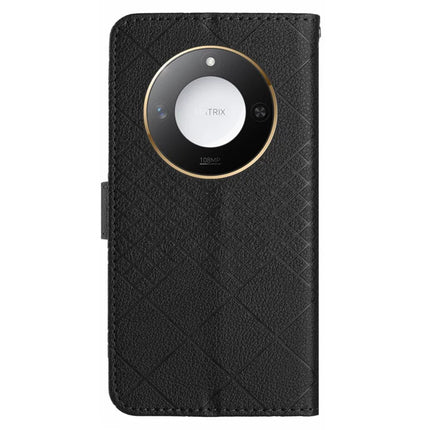 For Honor X9c Smart 5G Wallet Phone Case Imprint PU Leather Flip Folio Cover