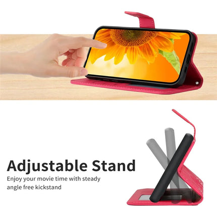For Oppo Reno13 F 5G / 4G Case Sunflower Imprint Leather Wallet Phone Cover with Wrist Strap
