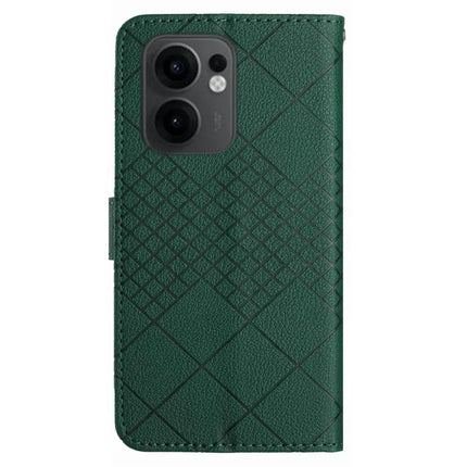 For Oppo Reno13 F 5G / 4G Wallet Phone Case Imprint PU Leather Flip Folio Cover