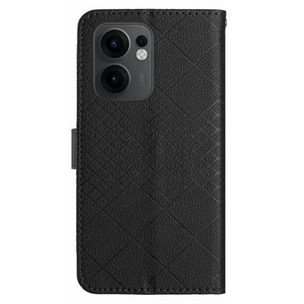 For Oppo Reno13 F 5G / 4G Wallet Phone Case Imprint PU Leather Flip Folio Cover