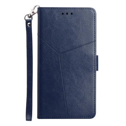 For Oppo Reno13 Pro 5G Case Y Shaped Lines Imprint Leather Phone Cover