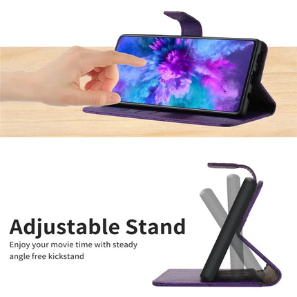 For Oppo Reno13 Pro 5G Wallet Phone Case Imprint PU Leather Flip Folio Cover