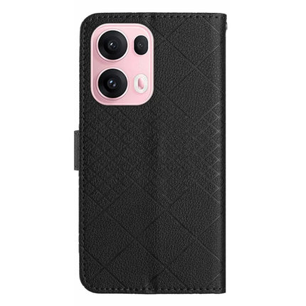 For Oppo Reno13 Pro 5G Wallet Phone Case Imprint PU Leather Flip Folio Cover