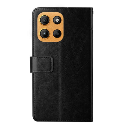 For Motorola Moto G Stylus 5G (2025) Case Y Shaped Lines Imprint Leather Phone Cover