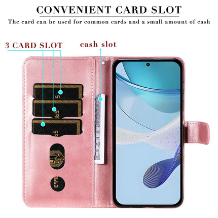 For Oppo Reno13 Pro 5G Case Zipper Wallet Calf Texture PU Leather Phone Cover