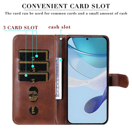 For Oppo Reno13 Pro 5G Case Zipper Wallet Calf Texture PU Leather Phone Cover