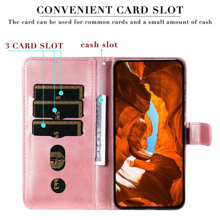 For OnePlus 13R 5G / Ace 5 5G / Ace 5 Pro 5G Case Zipper Wallet Calf Texture PU Leather Phone Cover