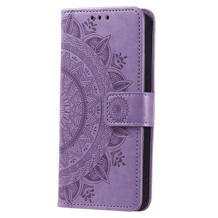 For OnePlus 13R 5G Stand Case Imprinted Totem PU Leather Wallet Phone Cover