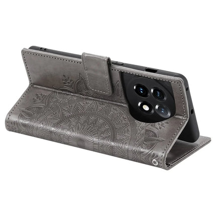 For OnePlus 13R 5G Stand Case Imprinted Totem PU Leather Wallet Phone Cover