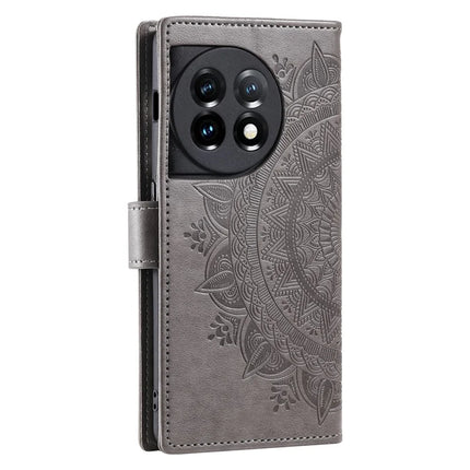 For OnePlus 13R 5G Stand Case Imprinted Totem PU Leather Wallet Phone Cover