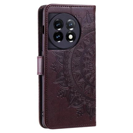 For OnePlus 13R 5G Stand Case Imprinted Totem PU Leather Wallet Phone Cover