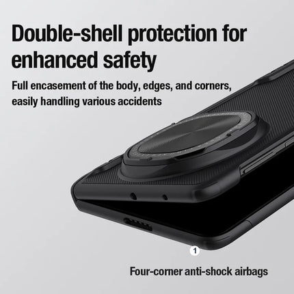 NILLKIN Super Frosted Shield Prop For Huawei Mate X6 Case Compatible with MagSafe Camera Lens Lid Kickstand Phone Cover