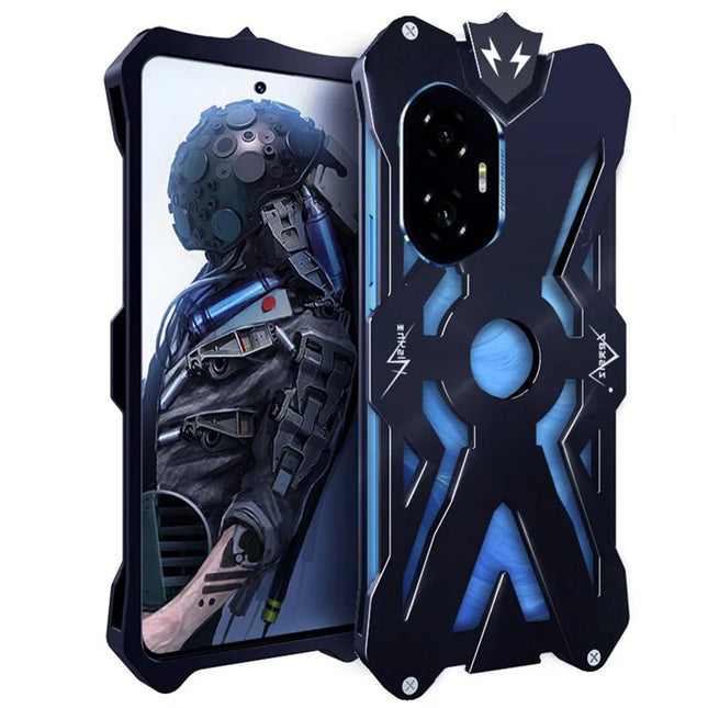 For Honor 300 Case Shockproof Aluminum Alloy Phone Back Cover
