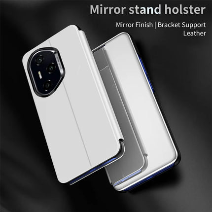 For Honor 300 Pro Case View Window Stand Leather Flip Phone Cover