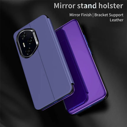 For Honor 300 Pro Case View Window Stand Leather Flip Phone Cover