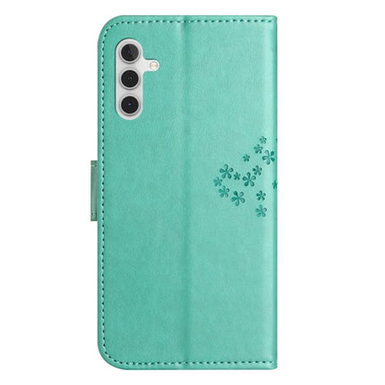 For Samsung Galaxy A36 5G Case PU Leather Owl Tree Imprinted Wallet Phone Cover