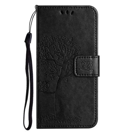 For Samsung Galaxy A36 5G Case PU Leather Owl Tree Imprinted Wallet Phone Cover
