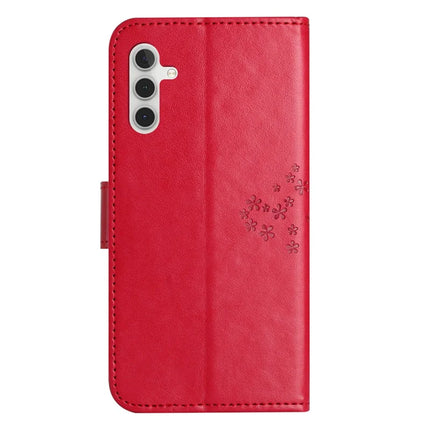 For Samsung Galaxy A36 5G Case PU Leather Owl Tree Imprinted Wallet Phone Cover