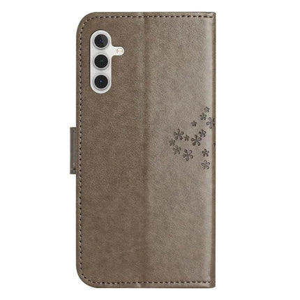 For Samsung Galaxy A36 5G Case PU Leather Owl Tree Imprinted Wallet Phone Cover