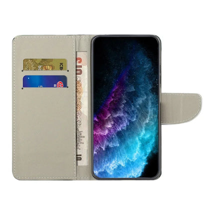 For Samsung Galaxy A56 5G Case Pattern Printing Cross Texture Leather Phone Cover
