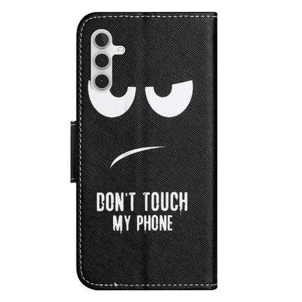 For Samsung Galaxy A56 5G Case Pattern Printing Cross Texture Leather Phone Cover