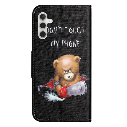 For Samsung Galaxy A56 5G Case Pattern Printing Cross Texture Leather Phone Cover
