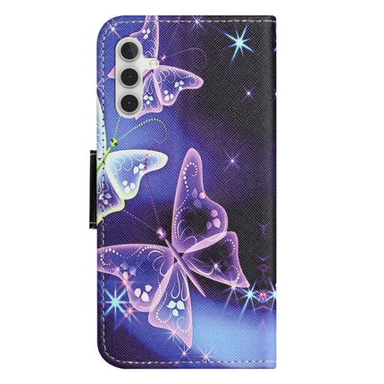 For Samsung Galaxy A56 5G Case Pattern Printing Cross Texture Leather Phone Cover