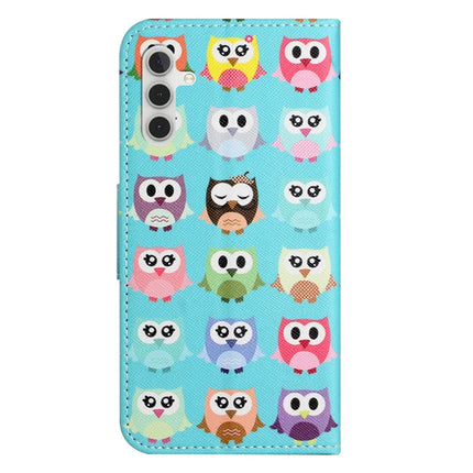 For Samsung Galaxy A56 5G Case Pattern Printing Cross Texture Leather Phone Cover