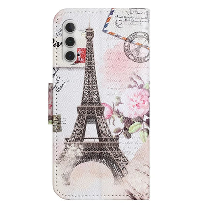 For Samsung Galaxy A56 5G Case Pattern Printing Cross Texture Leather Phone Cover