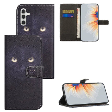 For Samsung Galaxy A56 5G Case Pattern Print PU Leather Wallet Phone Cover Cross Texture