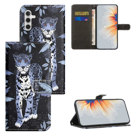 For Samsung Galaxy A56 5G Case Pattern Print PU Leather Wallet Phone Cover Cross Texture
