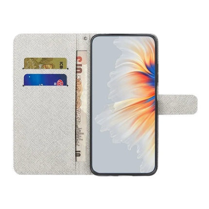 For Samsung Galaxy A56 5G Case Pattern Print PU Leather Wallet Phone Cover Cross Texture
