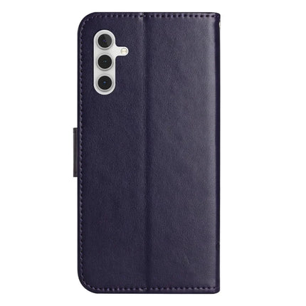 For Samsung Galaxy A56 5G Case Wallet Stand Imprinted Butterfly Flower PU Leather Phone Cover