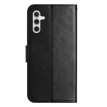 For Samsung Galaxy A56 5G Case Wallet Stand Imprinted Butterfly Flower PU Leather Phone Cover