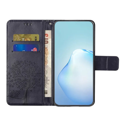 For Samsung Galaxy A56 5G Case PU Leather Owl Tree Imprinted Wallet Phone Cover